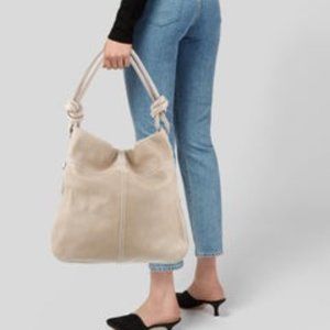 Donna Karan Leather Knot Hobo Purse